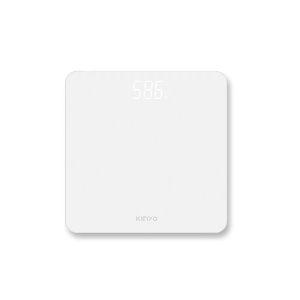 【KINYO】LED簡約極白體重計(DS-6570)