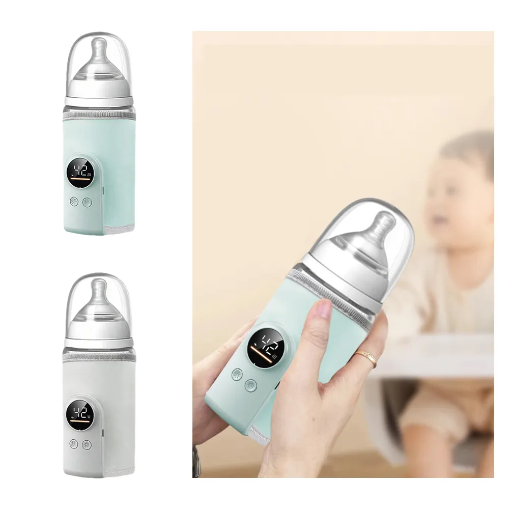 嬰兒奶瓶保溫套 Type-C快充可攜式溫奶器 熱奶器 加熱恆溫杯套 奶瓶加熱保溫 6檔調溫 智能數顯