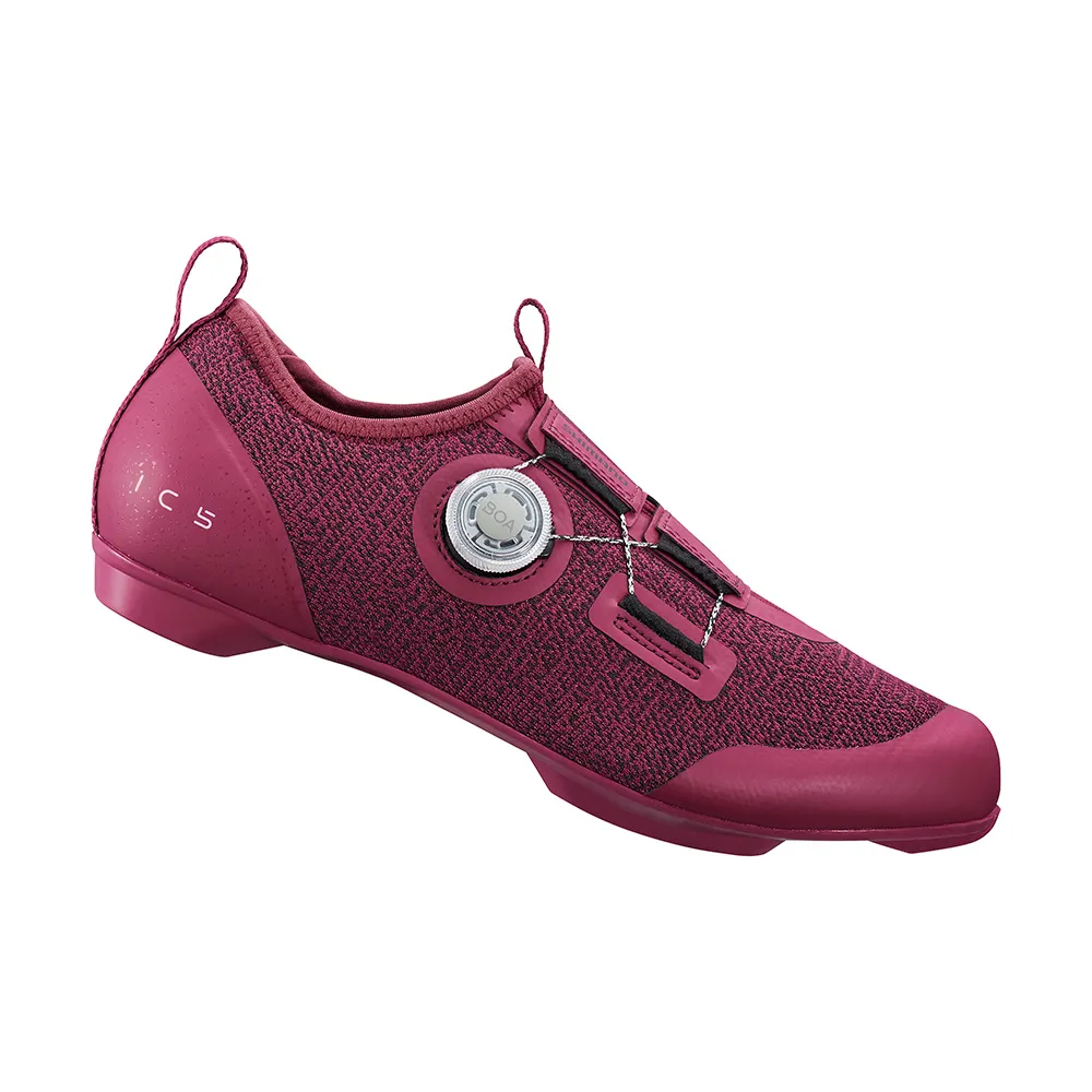 【SHIMANO】IC501 飛輪車鞋 DYNALAST鞋楦 標準版 酒紅色