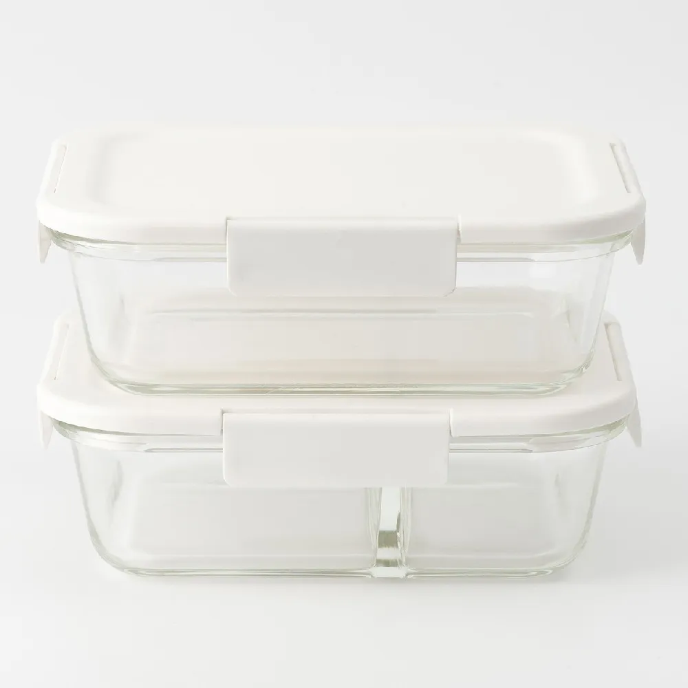 【MUJI 無印良品】耐熱玻璃便當盒/小