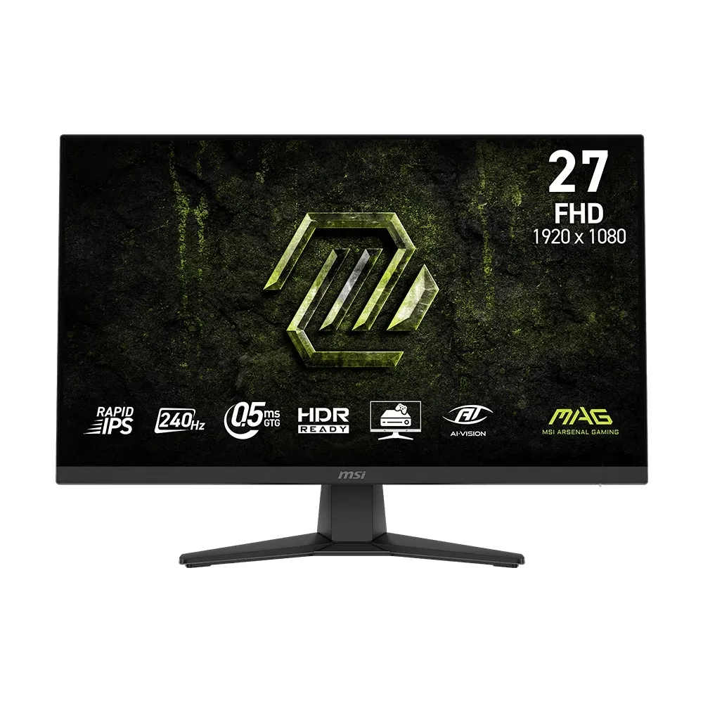 【MSI 微星】2入組★MAG 272F X24 27型 IPS FHD 240Hz 電競螢幕(0.5ms/HDR)