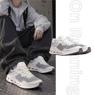【On 昂跑】Cloudnova Rift 合金灰冰川白 復古拼接 增高 灰色 男鞋 ON3MF30151014