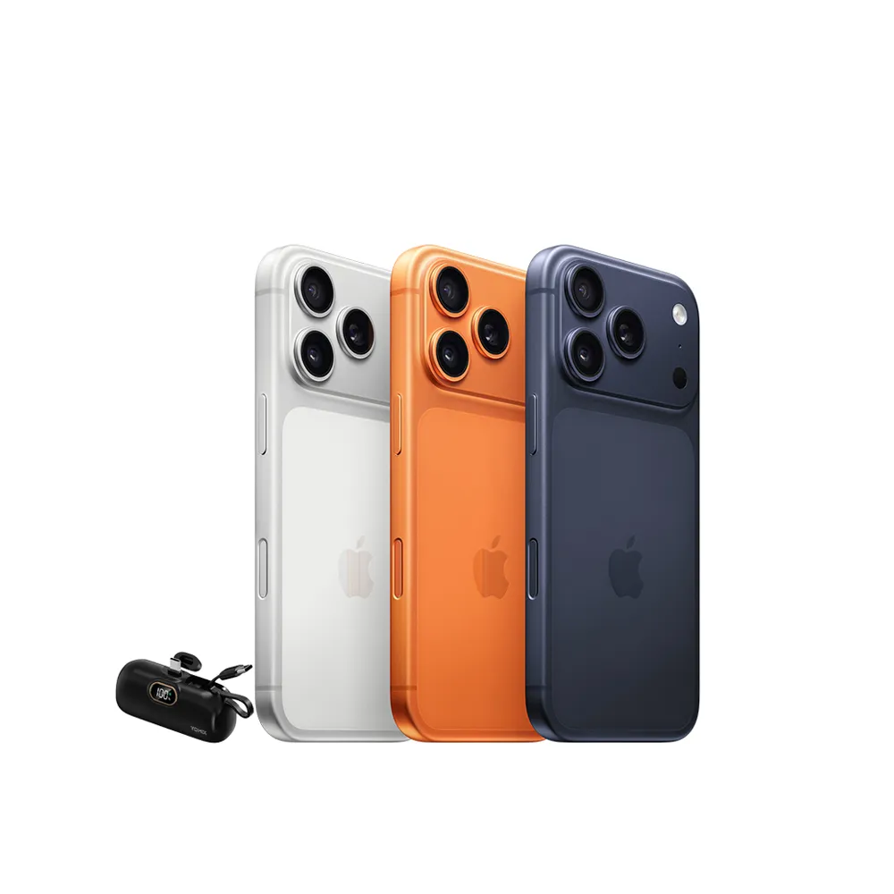 【Apple】iPhone 17 Pro Max(256G/6.9吋)(20W口袋快充行電組)
