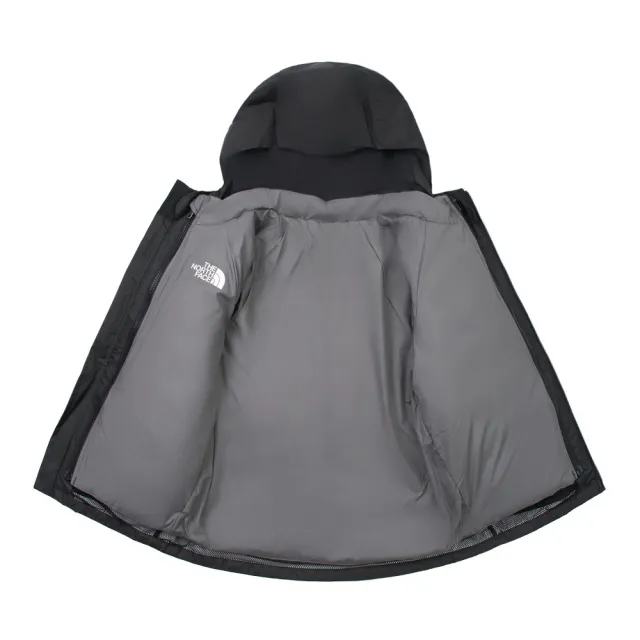 【The North Face 官方旗艦】北面兒童黑色DRYVENT防水連帽三合一外套|8CUSJK3