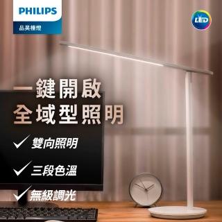 【Philips 飛利浦】66239 品昊LED 全光譜護眼檯燈(PD049)