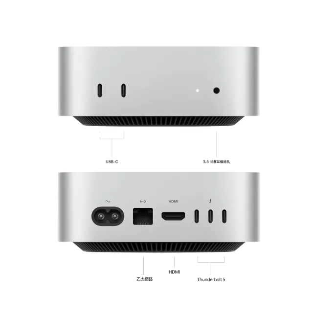 【Apple】BTS視界包(27型4K螢幕)★Mac mini M5 Pro晶片 15核心CPU與16核心GPU 24G/512G SSD