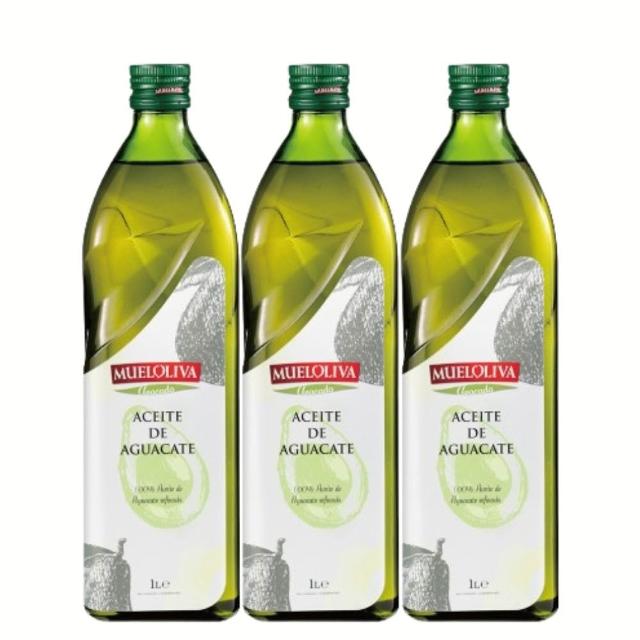 【慕雅利華】西班牙百分之百酪梨油(1000ml X 3瓶)