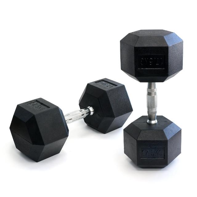 【BLADEZ】六角包膠啞鈴-17.5Kg(單支組)