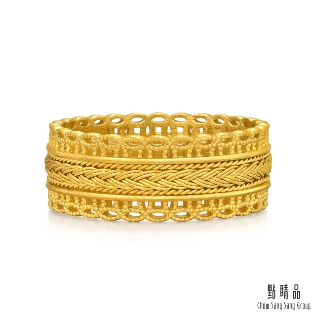 【點睛品】花絲編織 黃金戒指_計價黃金(港圍11號)