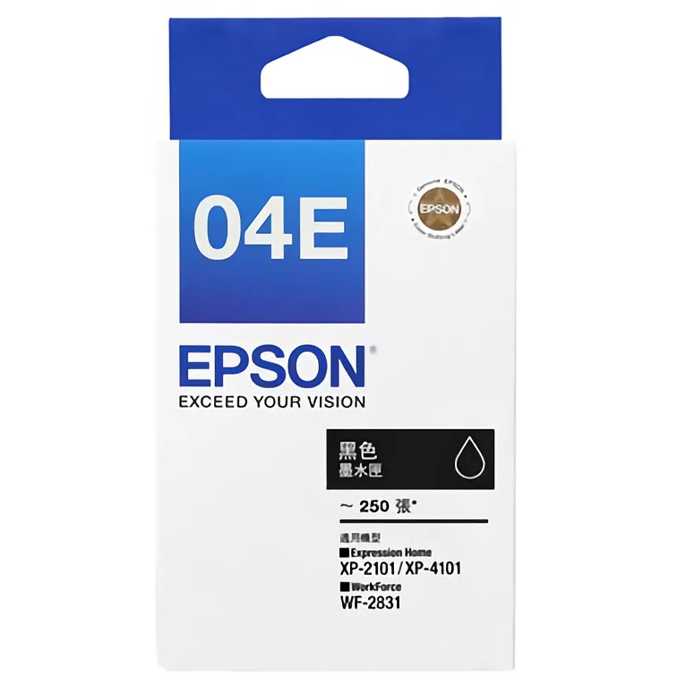 【EPSON】官方直營 04E 原廠黑色墨水匣(T04E150_XP-2101/XP-4101)