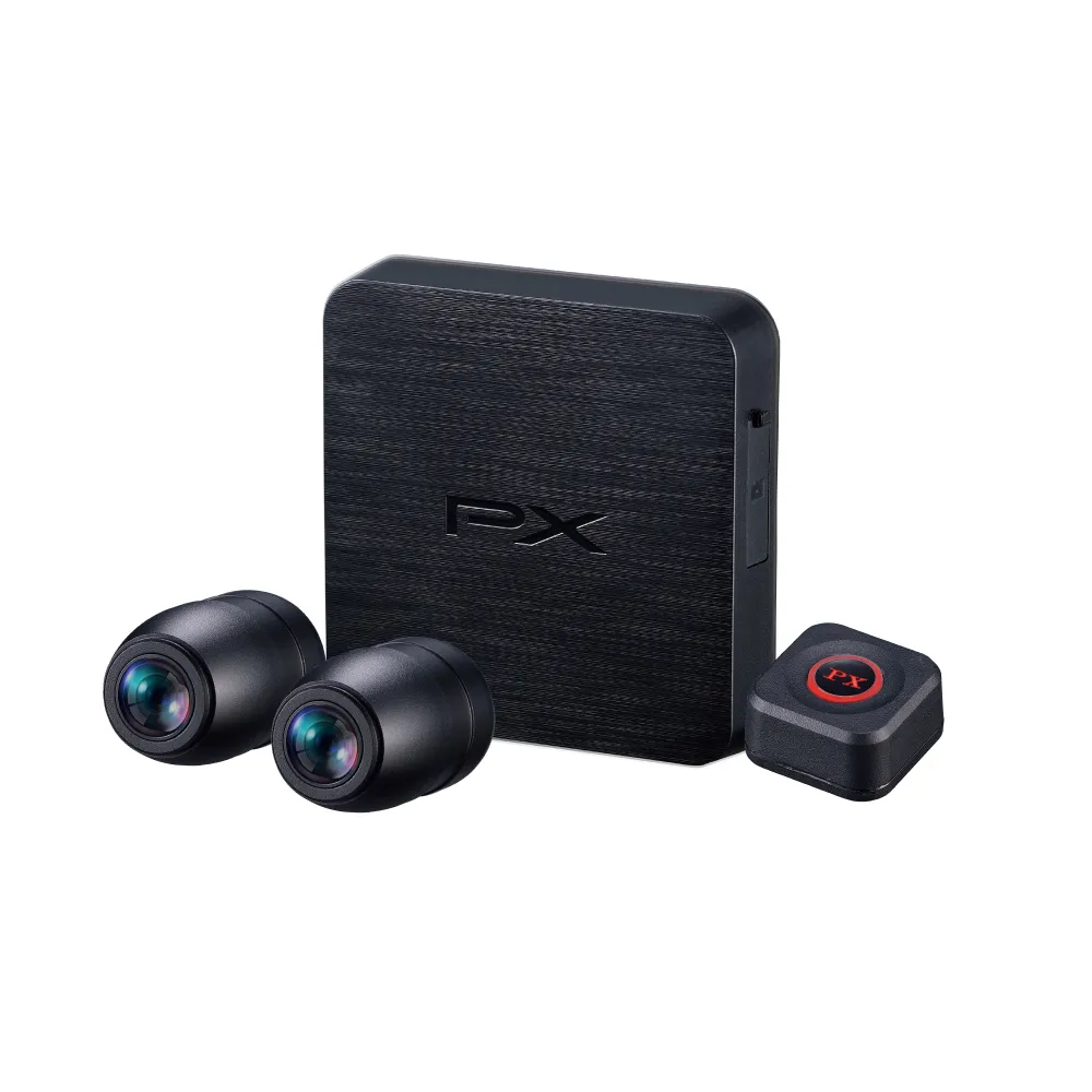 【PX 大通】SONY STARVIS 2代星光夜視1080P HDR機車行車記錄器WIFI 行車紀錄器 前後雙鏡(GX5 HR PRO)