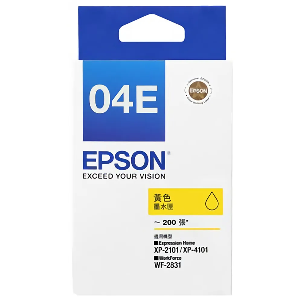 【EPSON】官方直營 04E 原廠黃色墨水匣(T04E450_XP-2101/XP-4101)