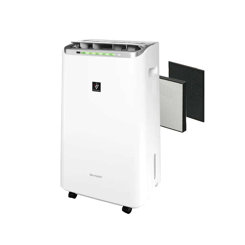 【SHARP 夏普】10公升 自動除菌離子2合1空氣清淨除濕機(DW-LT10FT-W)