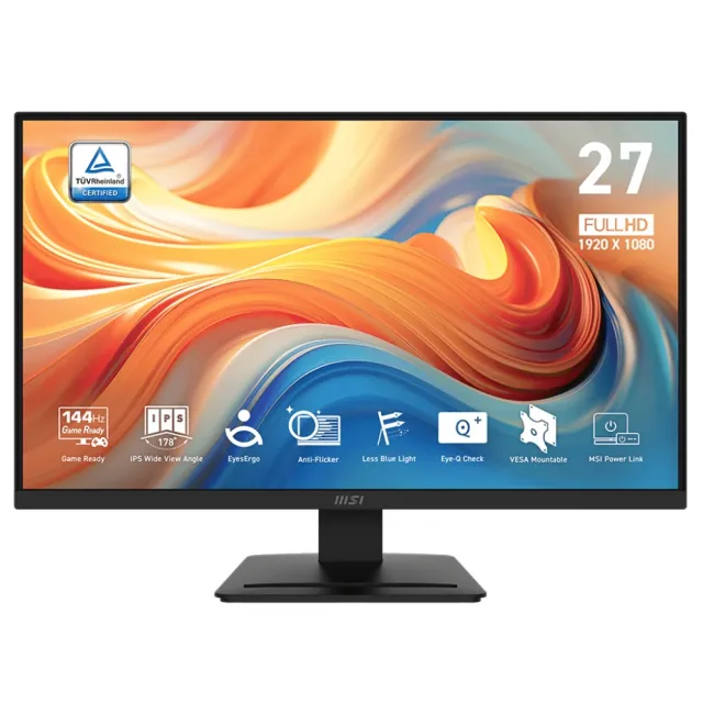 【MSI 微星】+27型螢幕★G7400 雙核迷你商用電腦(PRO DP21/8G/512G SSD/W11P)