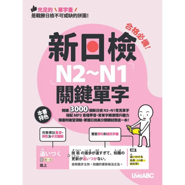 《合格必備！新日檢N2〜N1關鍵單字》