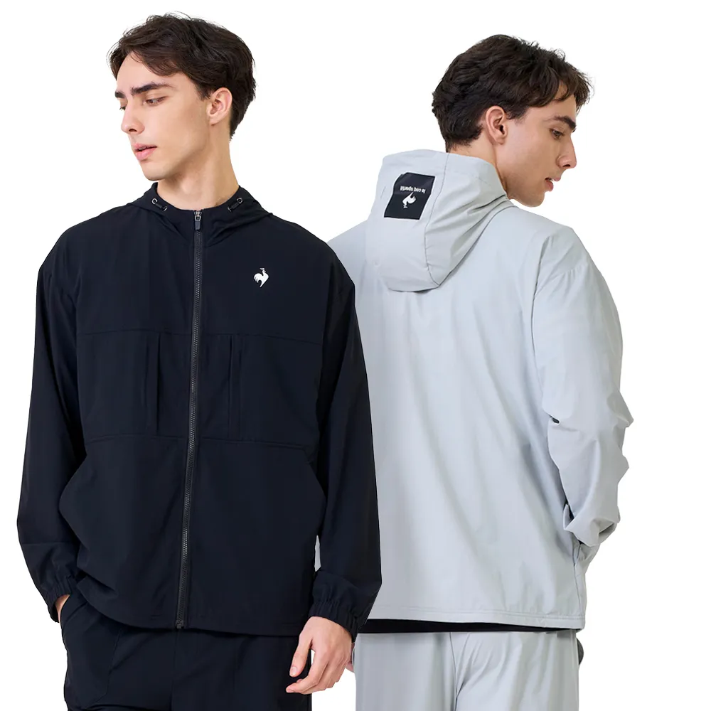 【LE COQ SPORTIF 公雞】抗UV 防潑水防風外套 男女款 4色 LWX61062_LWX62062