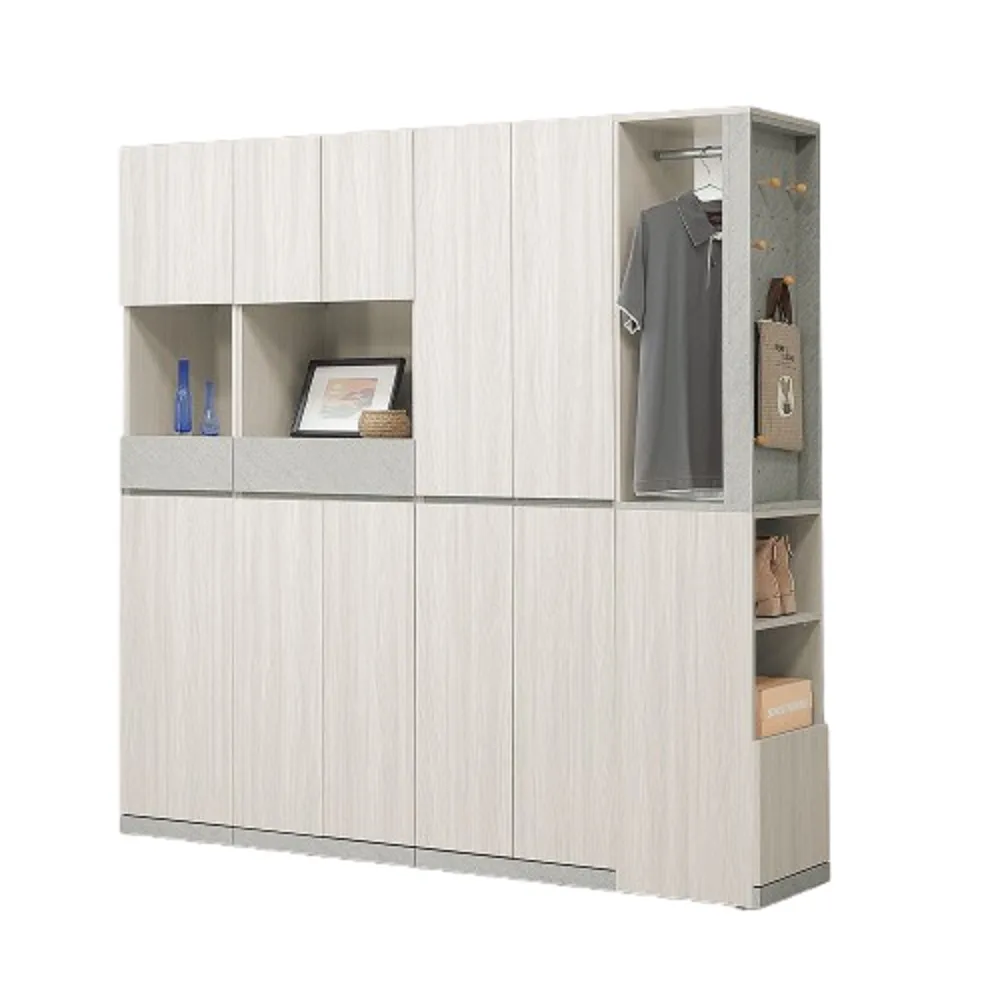 【MUNA 家居】黛拉6.6X6.5尺玄關組合鞋櫃/Z159+Z157+Z158+Z160(鞋櫃 櫥櫃 屏風鞋櫃 收納)