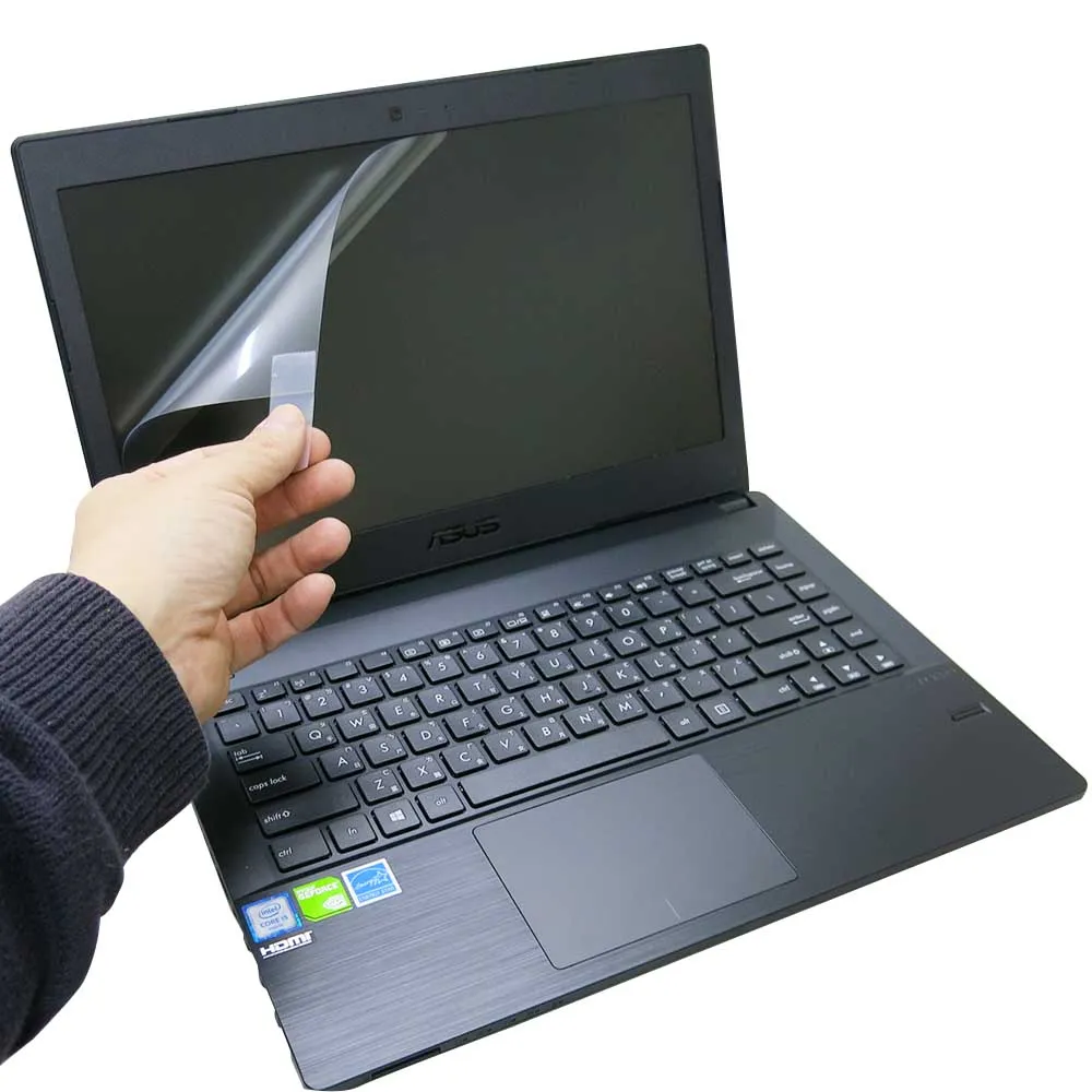 【Ezstick】ASUS P2430 P2438 靜電式筆電LCD液晶螢幕貼(可選鏡面或霧面)