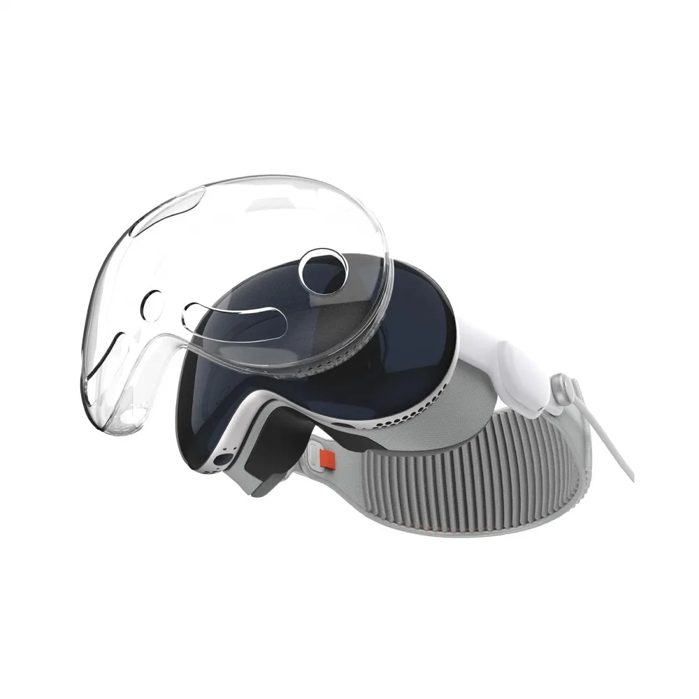 【AHAStyle】Vision Pro頭戴顯示器VR空間視訊保護套 透明