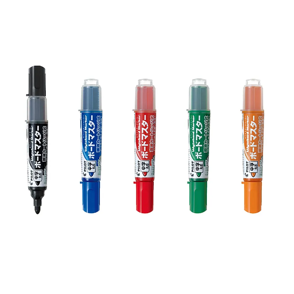 【全勝】PILOT 可換卡水白板筆-中字(WMBM-12L/中字/2.3mm/白板/筆)