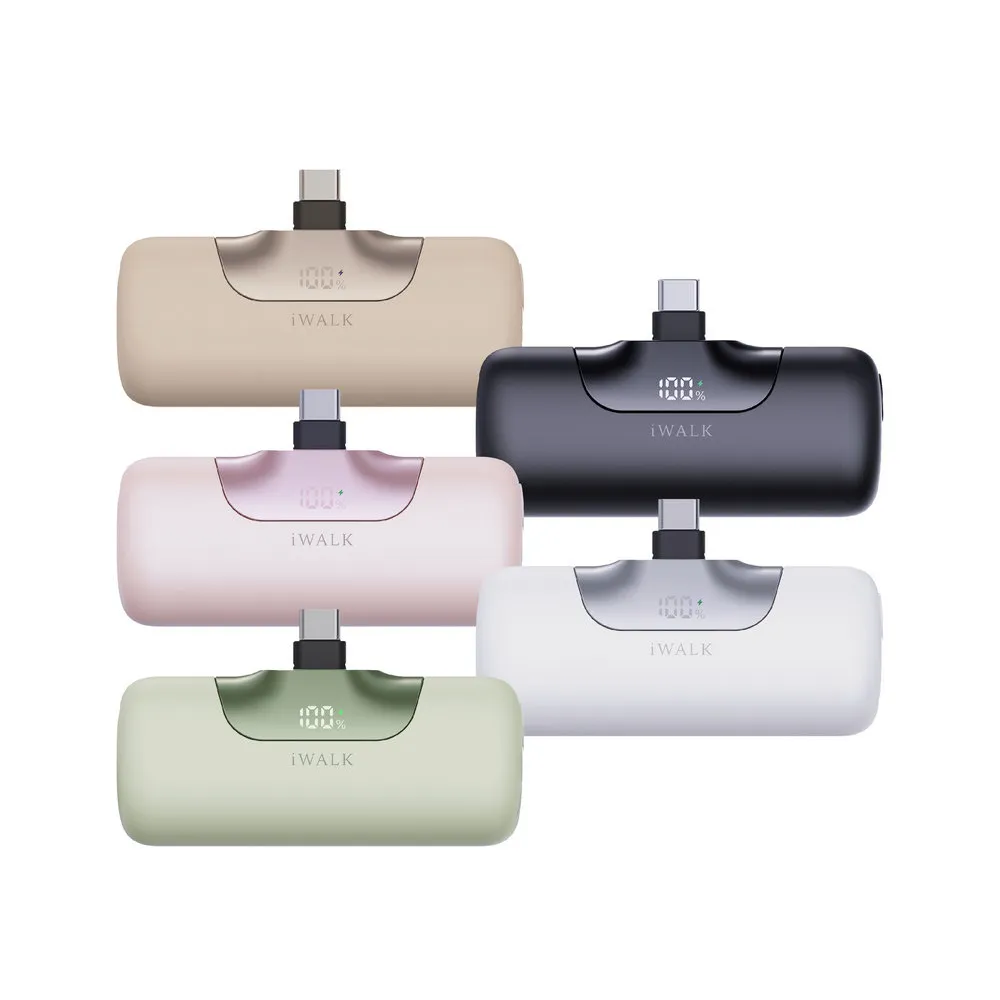 【iWALK】六代口袋行動電源 5500mah LPB5500PC 20w快充 type-c(任意切換充電模式.出國行動電源.WH標示)