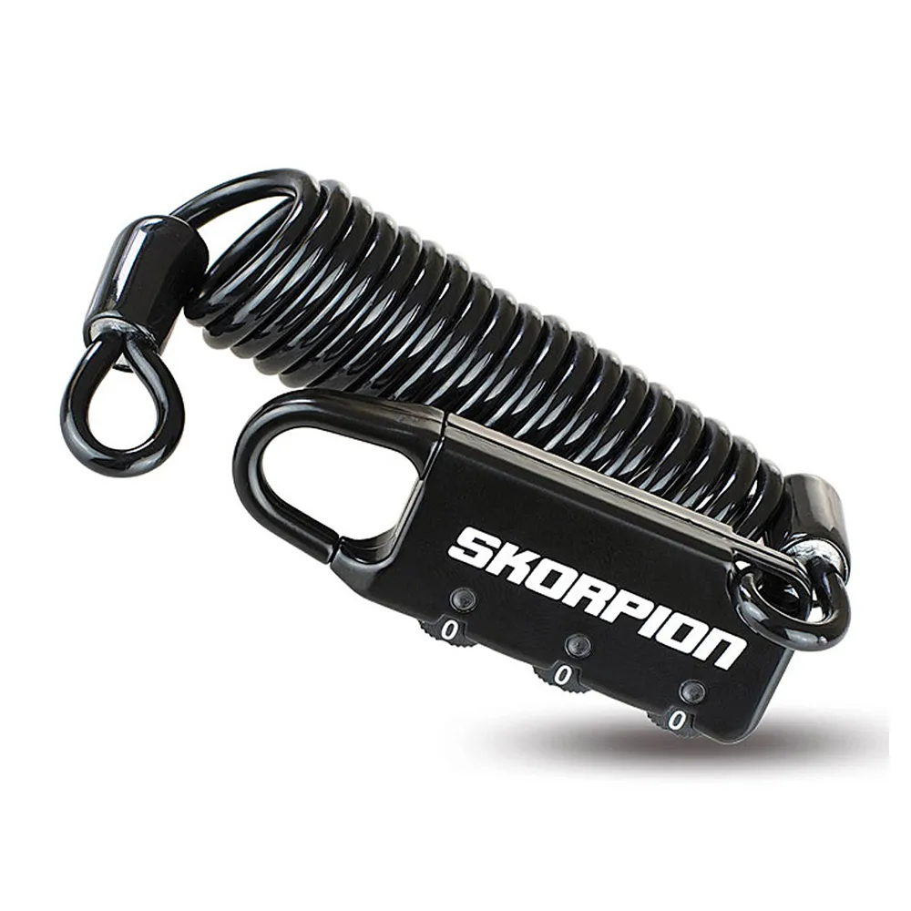 【SKORPION 蠍牌】多功能 迷你密碼鎖(自行車鎖 腳踏車鎖 安全帽鎖)