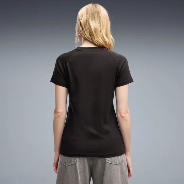 【PUMA】短袖上衣 女 亞規 Sequins 黑 69618701