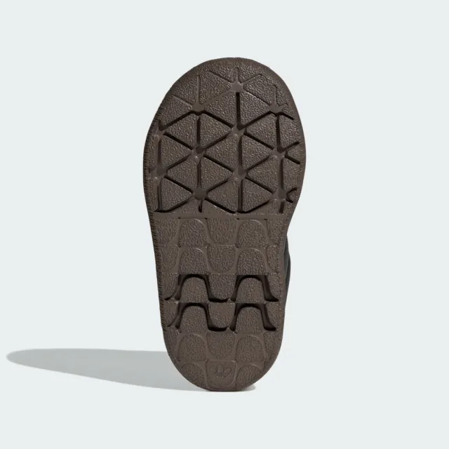 【adidas 愛迪達】運動鞋 童鞋 小童 兒童 套穿式 三葉草 SAMBA QUICKON I 黑 KK2179(C5609)