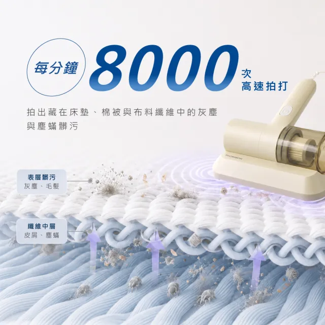 【THOMSON】紫外線抗敏除塵螨機(奶茶款) TM-SAV82M