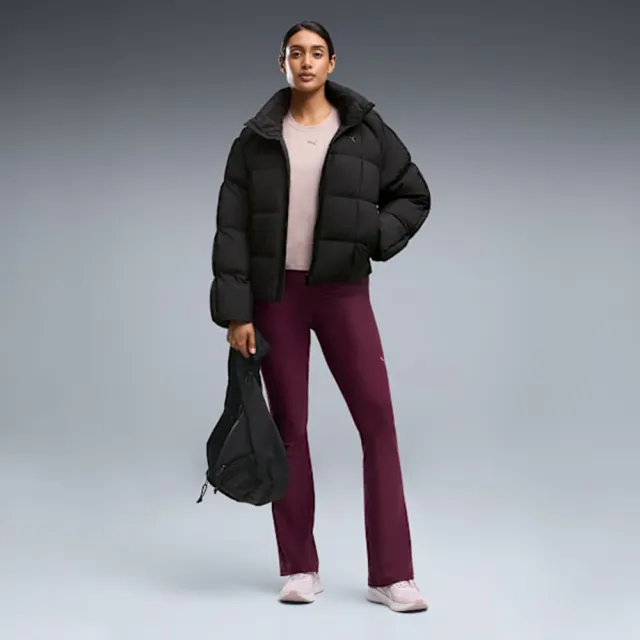 【PUMA】短袖上衣 女 寬鬆 短版 歐規 Cloudspun 粉 52745749