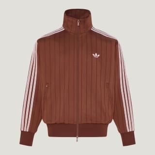 【adidas 愛迪達】外套 男 運動立領外套 亞規 三葉草 FIREBIRD TT DN 咖啡 KX1974