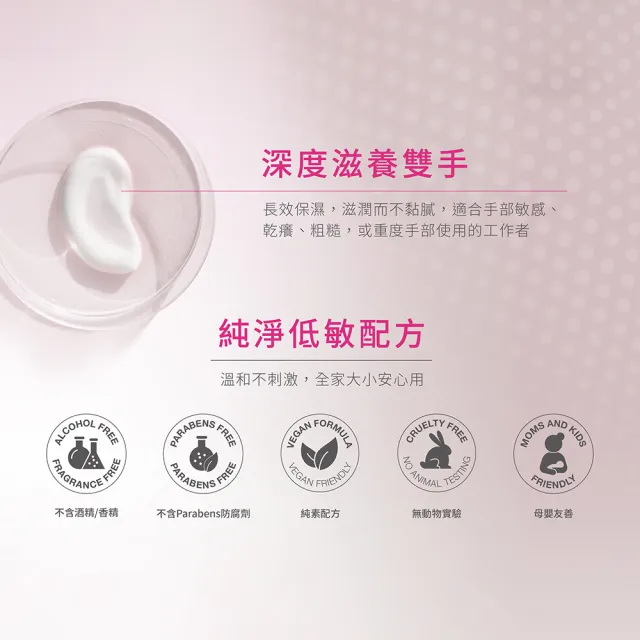 【DR.WU 達爾膚】全效潤澤呵護組(瞬適膚舒緩修護保濕乳250ML+護手霜50ML)