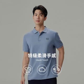 【GIORDANO 佐丹奴】男裝修身短袖POLO衫 Liquid Touch系列(多色任選)