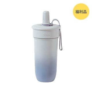 【Oolab 良杯製所】福利品-豆沙吸管杯800ml(單層隨行杯/福利品)