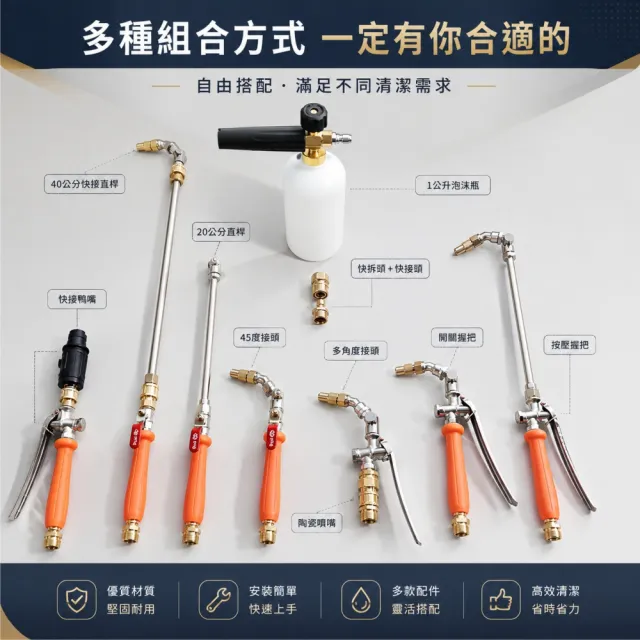 16號販售如圖洗冷氣專用握把霧化噴嘴(按壓握把 開關握把 冷氣握把 握把 陶瓷噴嘴 噴嘴)