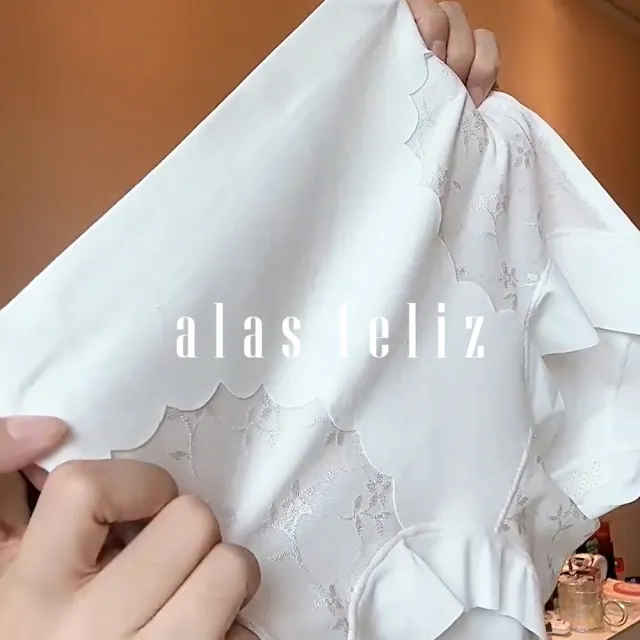【alas】4件組 女 束腹內褲 顏值狂 美體收腹精品蕾絲中高腰平口女性內褲 (加強束腰 纖薄褲邊 輕塑身 四角)