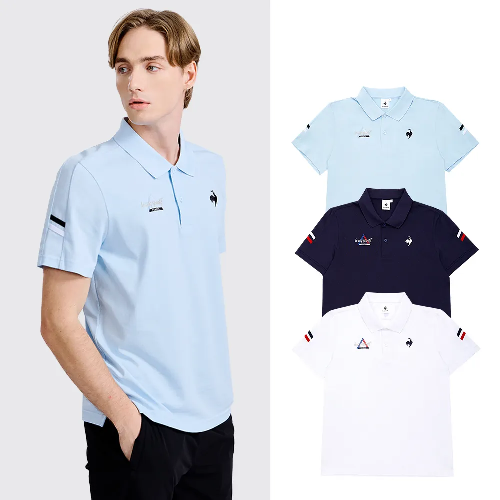 【LE COQ SPORTIF 公雞】短袖POLO衫 男女款 4色 LWX21345_LWX22345