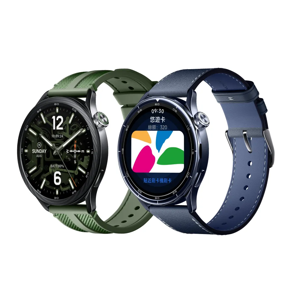 【小米】官方旗艦館 Xiaomi Watch S5_46mm(陶瓷-藍/鍛造碳-綠)