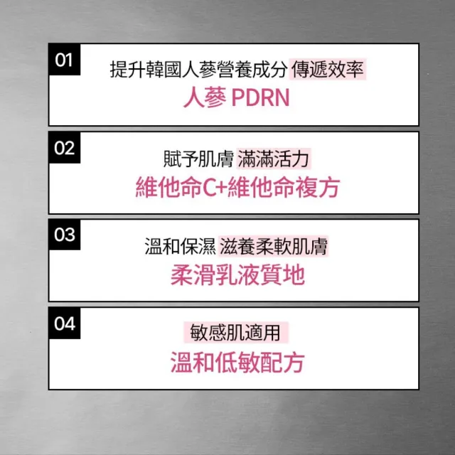 【Farmstay 植物莊園】韓國PDRN維C煥亮新生乳液100ml x2入