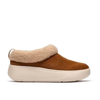 【Clarks】雲步系列 Solevana Cozy 女款 織物輕量透氣套入踝靴 (CLF28504B棕褐色)