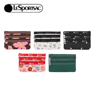 【Lesportsac】2026秋季新品 3-Zip Cosmetic 三層拉鍊化妝包(7158)