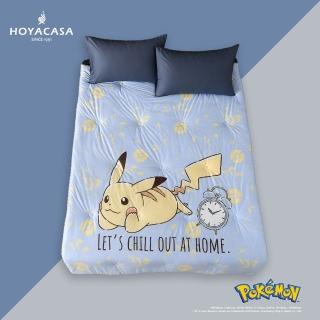 【HOYACASA 禾雅寢具】寶可夢官方授權-暖窩時刻針織荳點毯被(150×200cm)