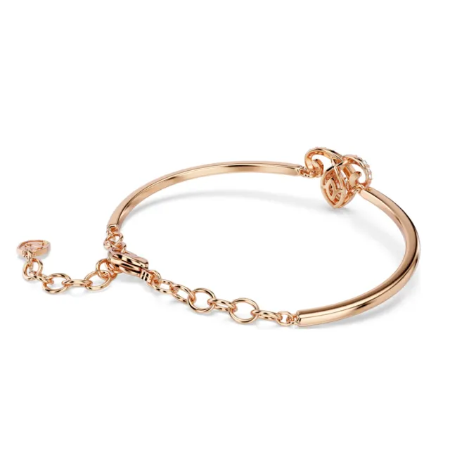 【SWAROVSKI 施華洛世奇】官方直營 十二生肖- 羊年手鐲 混合式切割 白色 鍍玫瑰金色 | 5753323