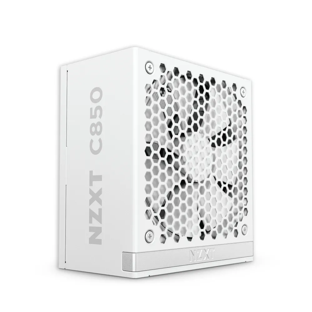 【NZXT 恩傑】C850金牌ATX3.1全模電源供應器-白色(全日系電容/10年保固/PCIe 5.1/850W)