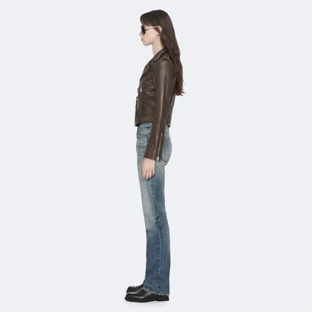 【ALLSAINTS】ERRIE 羊皮流蘇騎士皮衣 W112LF(修身版型)