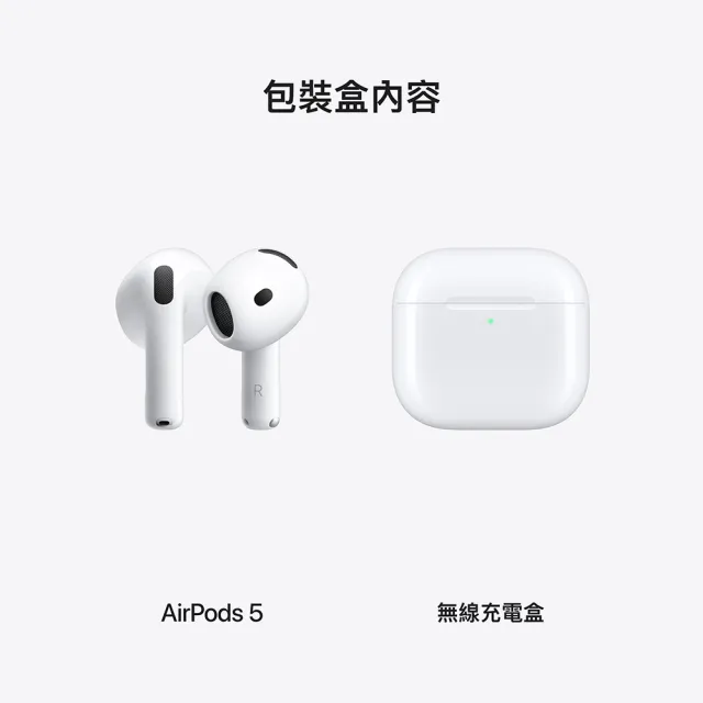 Mageasy保護套組【Apple】AirPods 5 藍牙耳機 無線充電盒(MKFT4TA/A)