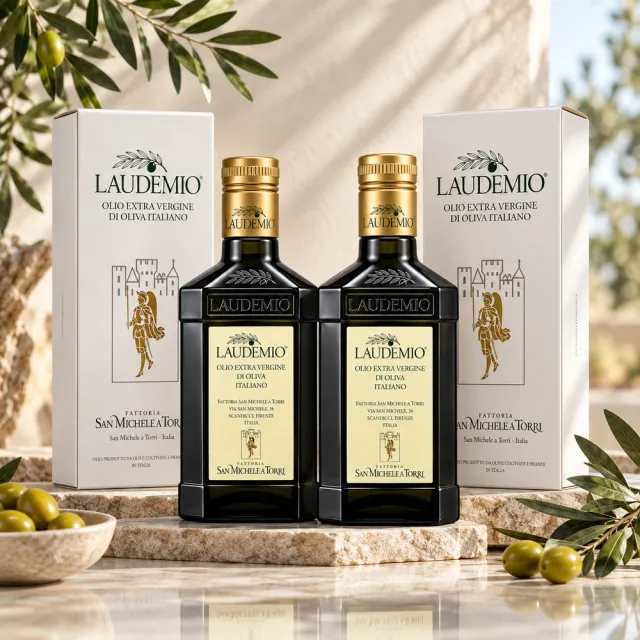 【Laudemio】San Michele 森米西爾 特級冷壓初榨橄欖油 250ml x2入