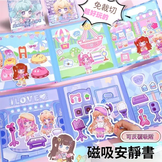 【啾愛你】芽比兔兒童智能監控挖耳棒加附萌柚姊妹磁力安靜書款式隨機擇一(挖耳棒/可視挖耳勺/採耳棒)