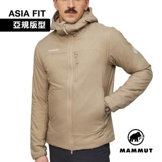 【Mammut 長毛象】Rime IN Hooded Jacket AF 保暖繩化纖連帽外套 灰沙 男款 #1013-04110