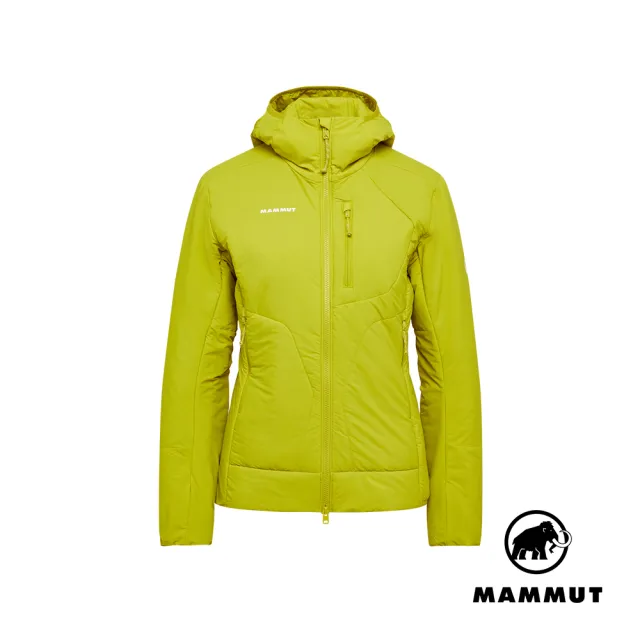 【Mammut 長毛象】Aenergy Air IN Hooded Jkt 輕量繩化纖動態保暖連帽外套 相思黃 女款 #1013-04840